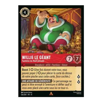 Item Willie le géant, Fantôme du Noël présent - 126/204 - WIN - Givresort - Rare - Français