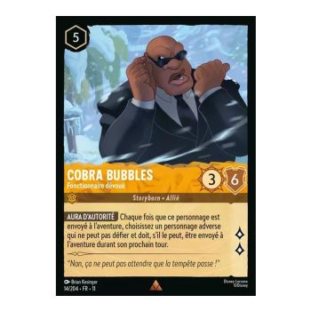 Item Cobra Bubbles, Fonctionnaire dévoué - 14/204 - WIN - Givresort - Brillante - Premium - Français
