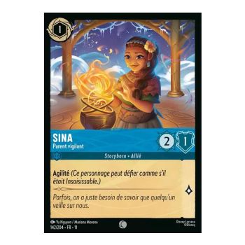 Item Sina, Parent vigilant - 142/204 - WIN - Givresort - Brillante - Premium - Français