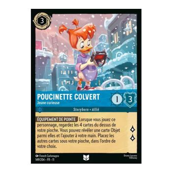 Item Poucinette Colvert, Jeune curieuse - 149/204 - WIN - Givresort - Brillante - Premium - Français