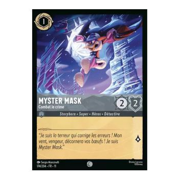 Item Myster Mask, Combat le crime - 174/204 - WIN - Givresort - Brillante - Premium - Français