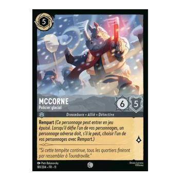 Item McCorne, Policier glacial - 181/204 - WIN - Givresort - Brillante - Premium - Français