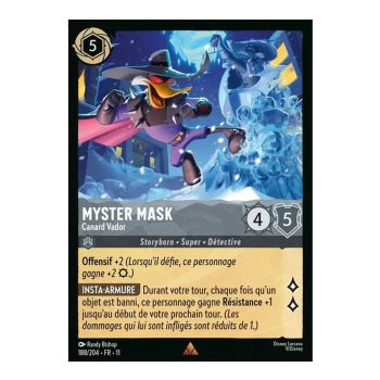 Item Myster Mask, Canard Vador - 188/204 - WIN - Givresort - Brillante - Premium - Français