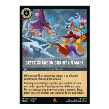 Item Cette chanson craint un mask - 198/204 - WIN - Givresort - Brillante - Premium - Français