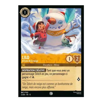 Item Lilo, Artiste de la neige - 2/204 - WIN - Givresort - Brillante - Premium - Français