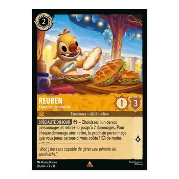 Item Reuben, Expert en sandwichs - 21/204 - WIN - Givresort - Rare - Français