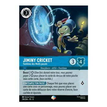 Item Jiminy Cricket, Fantôme des Noëls passés - 218/204 - WIN - Givresort - Épique - Français
