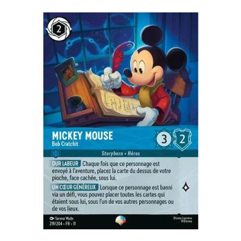 Item Mickey Mouse, Bob Cratchit - 219/204 - WIN - Givresort - Épique - Français