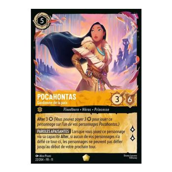 Item Pocahontas, Gardienne de la paix - 22/204 - WIN - Givresort - Légendaire - Français