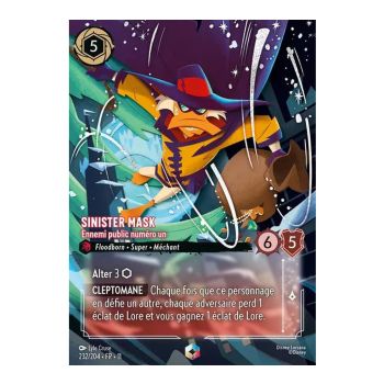 Item Sinister Mask, Ennemi public numéro un - 232/204 - WIN - Givresort - Enchantée - Français