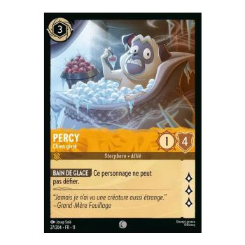 Item Percy, Chien givré - 27/204 - WIN - Givresort - Brillante - Premium - Français