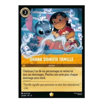 Item Ohana signifie famille - 32/204 - WIN - Givresort - Légendaire - Français