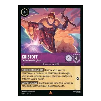Item Kristoff, Explorateur des glaces - 51/204 - WIN - Givresort - Brillante - Premium - Français