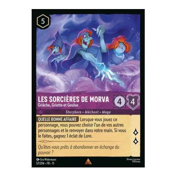 Item Les sorcières de Morva, Grièche, Griotte et Goulue - 57/204 - WIN - Givresort - Rare - Français