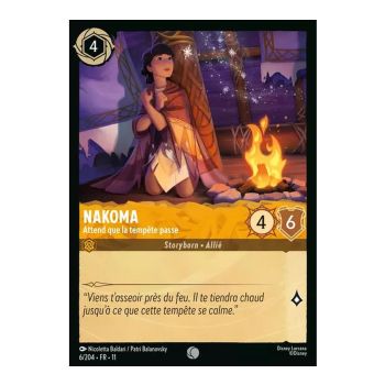 Item Nakoma, Attend que la tempête passe - 6/204 - WIN - Givresort - Brillante - Premium - Français