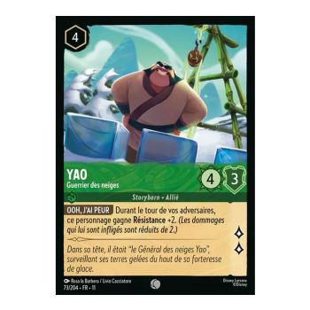 Item Yao, Guerrier des neiges - 73/204 - WIN - Givresort - Brillante - Premium - Français