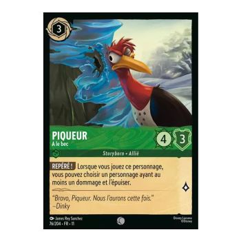 Item Piqueur, A le bec - 76/204 - WIN - Givresort - Brillante - Premium - Français