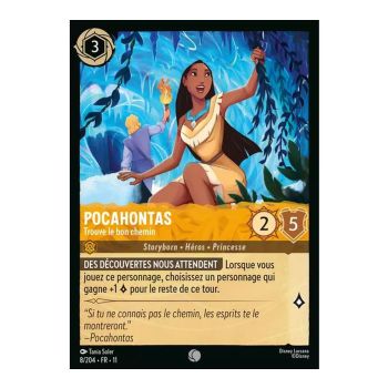 Item Pocahontas, Trouve le bon chemin - 8/204 - WIN - Givresort - Brillante - Premium - Français