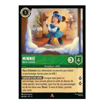 Item Minnie, Mme Cratchit - 88/204 - WIN - Givresort - Rare - Français