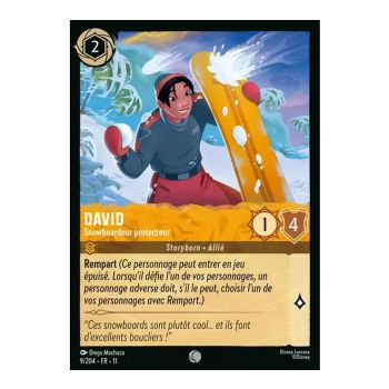 Item David, Snowboardeur protecteur - 9/204 - WIN - Givresort - Brillante - Premium - Français