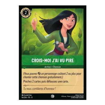 Item Crois-moi j'ai vu pire - 94/204 - WIN - Givresort - Brillante - Premium - Français