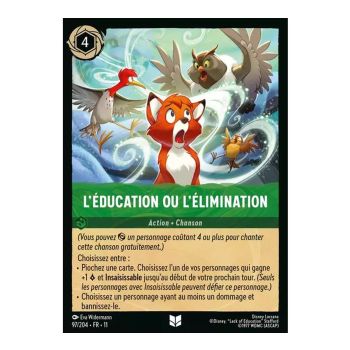 Item L'éducation ou l'élimination - 97/204 - WIN - Givresort - Peu Commune - Français
