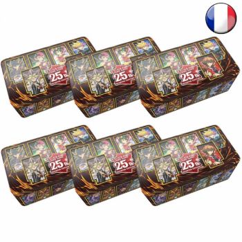 Item Yu-Gi-Oh! - Lot de 6 Tin Box 25ème Anniversaire - Les Héros du Duel - Dueling Heroes - FR
