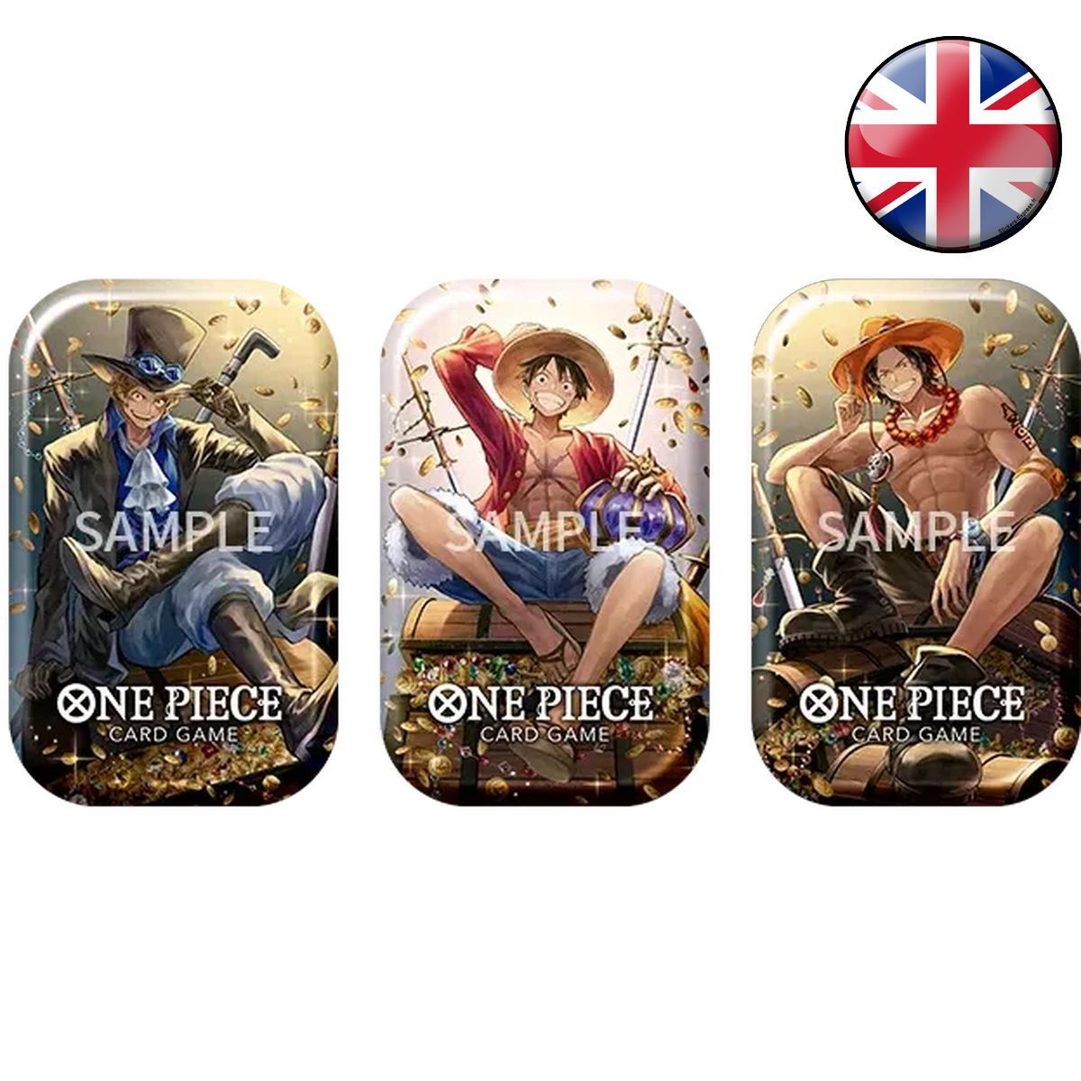 Tin Pack Set 02 - Luffy/Ace/Sabo - One Piece CG - EN  *Modèle Aléatoire*