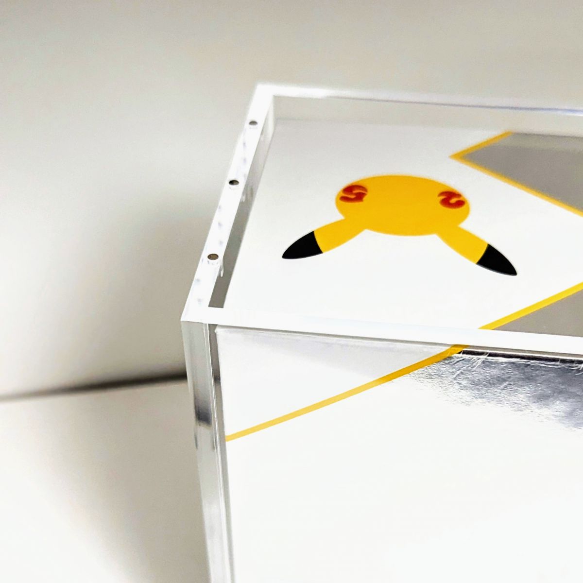 Pochette protection rigide présentoir Pokemon plexi coquille double face  pour cartes à collectionner 94 X 70 X 5MM - Protecteur de cartes Pokémon  transparent - Etui pour cartes de jeu