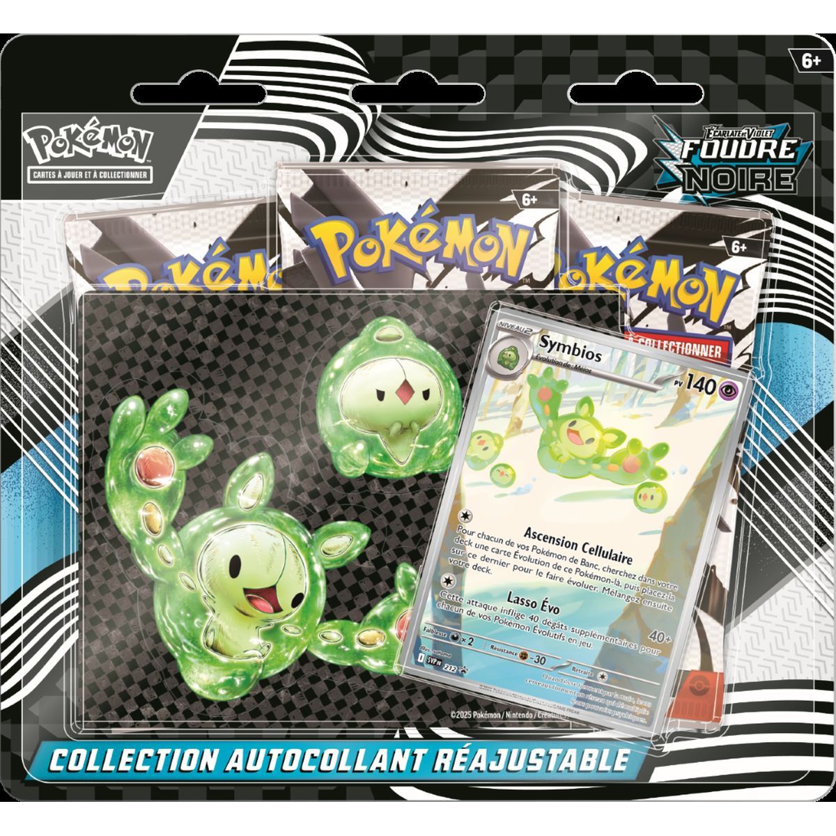 Tri-Pack - 3 Boosters - Collection Autocollant : Symbios - Écarlate et Violet : Foudre Noire - [SV10.5 - EV10.5] - Pokémon - FR