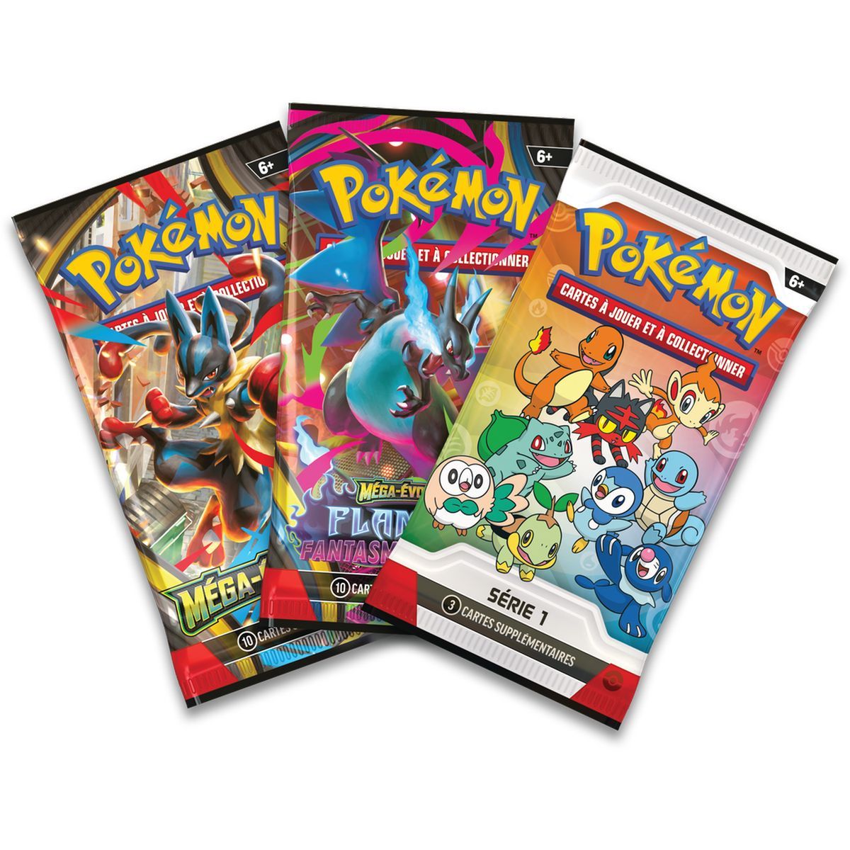 Tri-Pack - 3 Boosters - Collection Illustration Premiers Partenaires - Série 1 - Pokémon - FR