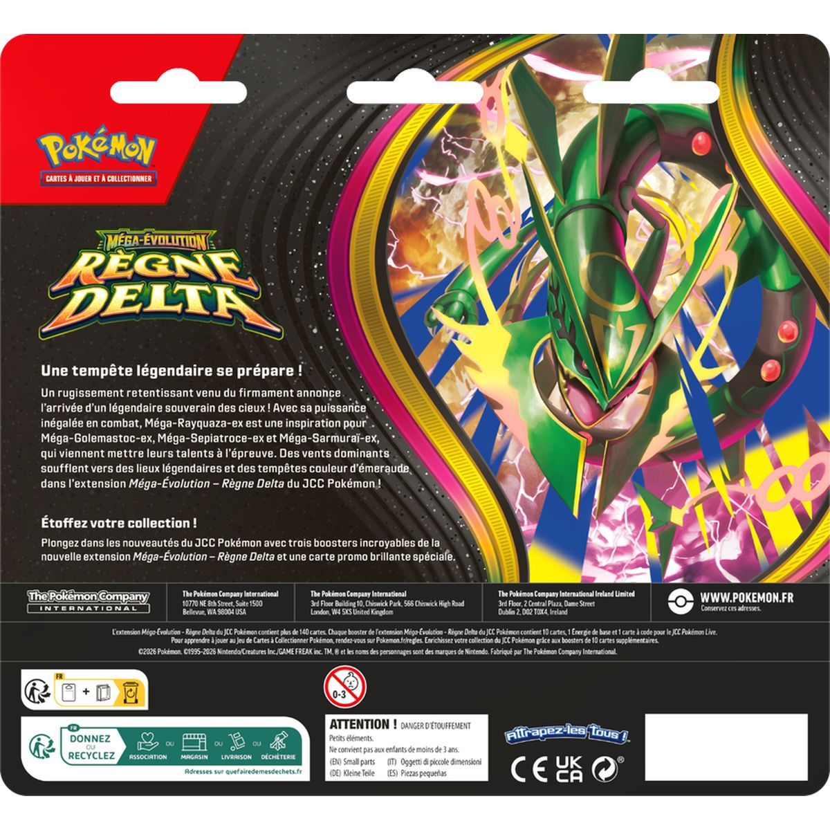 Tri-Pack - 3 Boosters - Otaria - Mega-Evolution : Regne Delta [ME06][DLR] - Pokémon - FR
