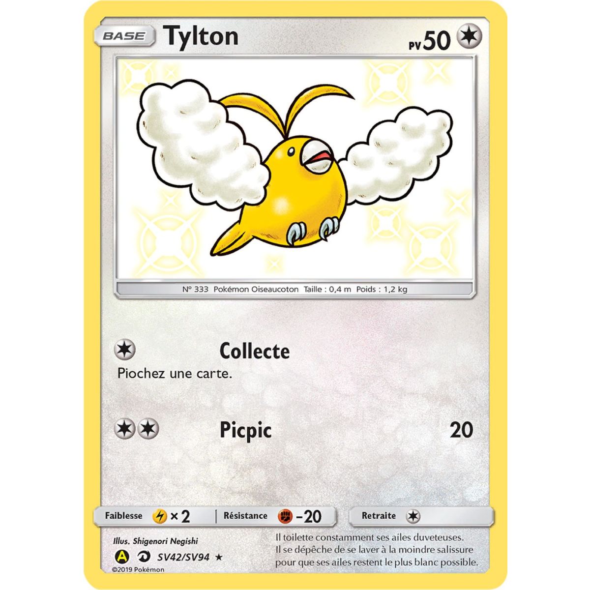 Tylton - Shiny SV42/SV94 - Soleil et Lune 11.5 Destinees Occultes