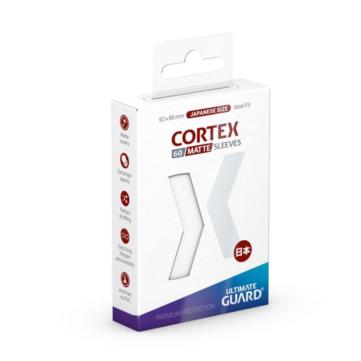 Ultimate Guard - Protèges Cartes - Small - Mini - Cortex - Matte Blanc (60)