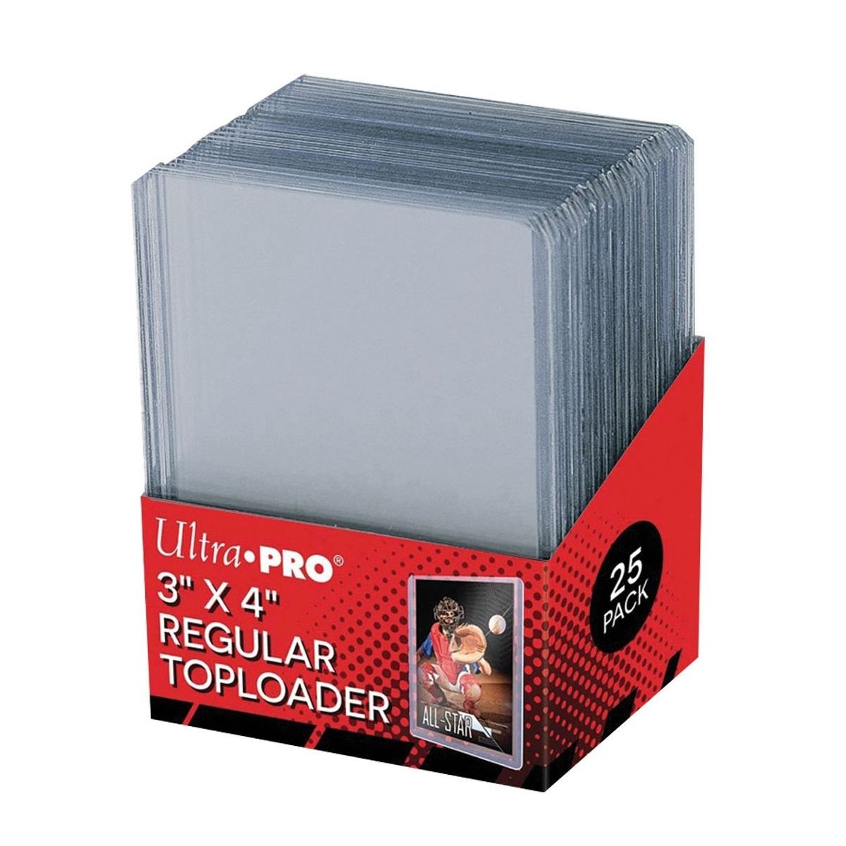 Ultra Pro 55pt Thick Toploaders – Rigid Card Protectors (3x4) – Pack Of 1