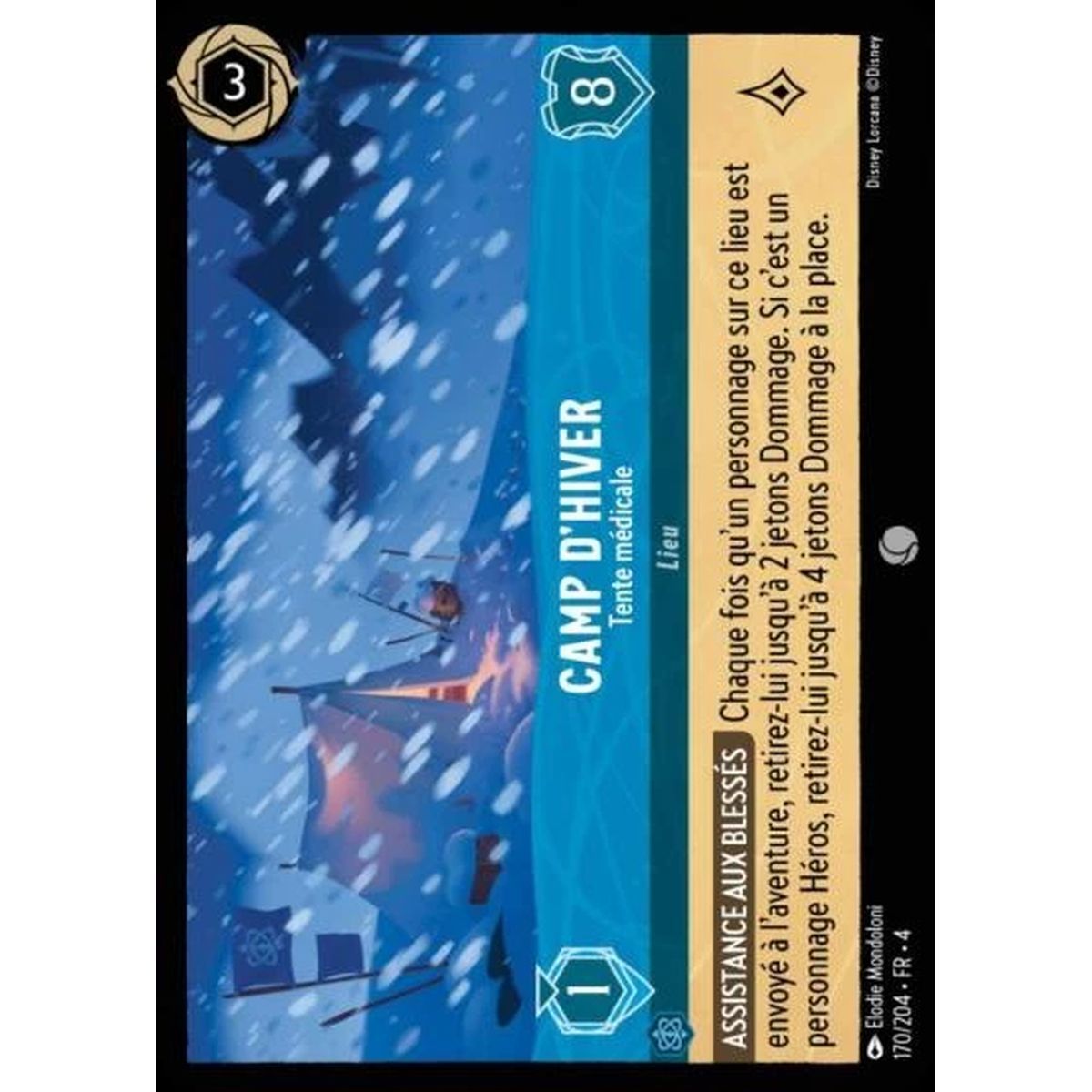 Item Camp d'hiver, Tente médicale - 170/204 - URR - Le Retour d'Ursula - Brillante - Premium - Français
