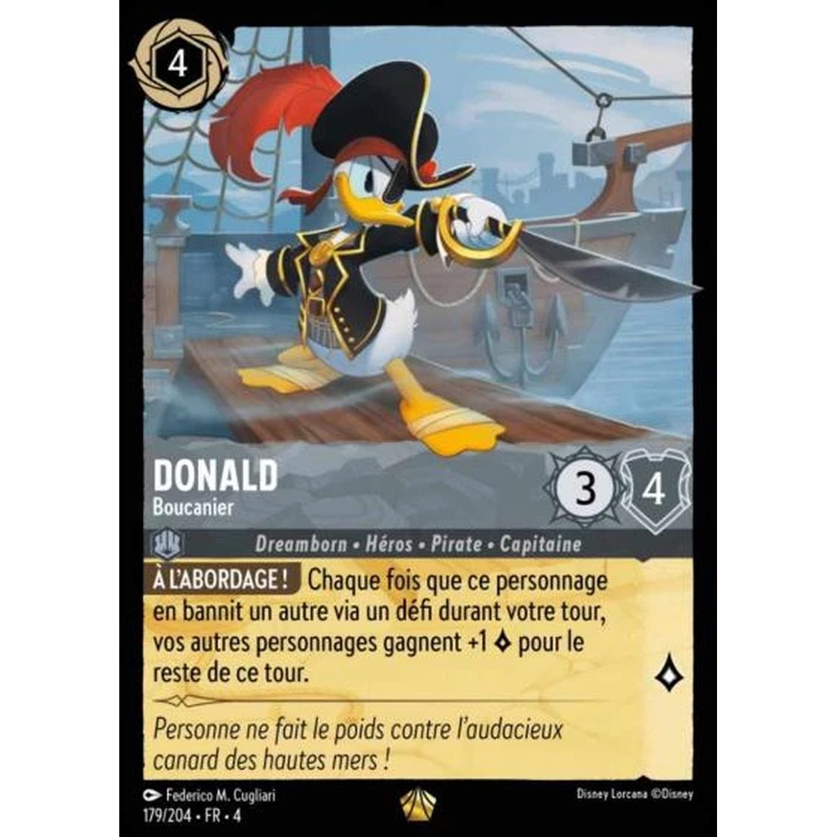 Donald, Boucanier - 179/204 - URR - Le Retour d'Ursula - Légendaire - Français