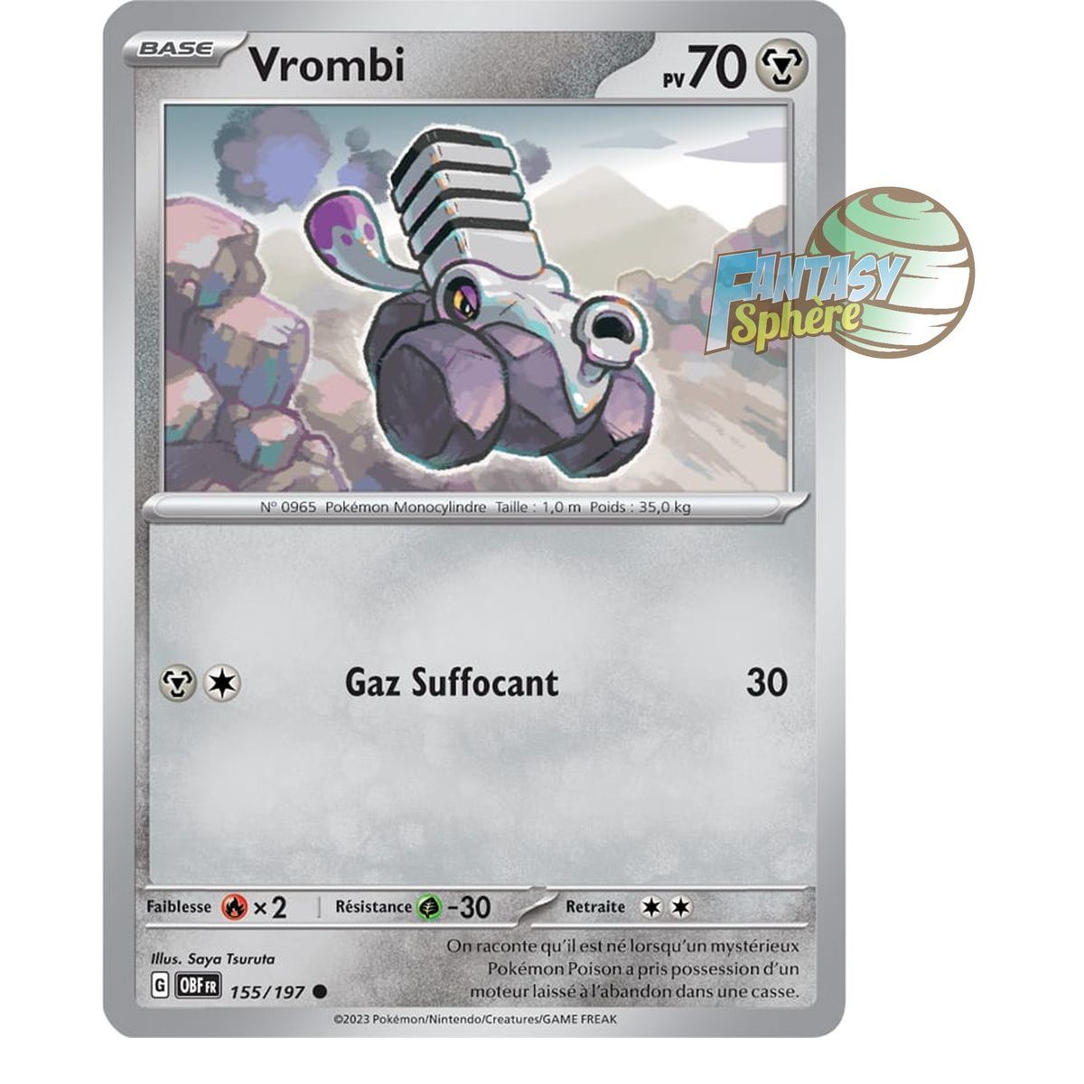 Item Vrombi - Commune 155/197 - Ecarlate et Violet Flammes Obsidiennes