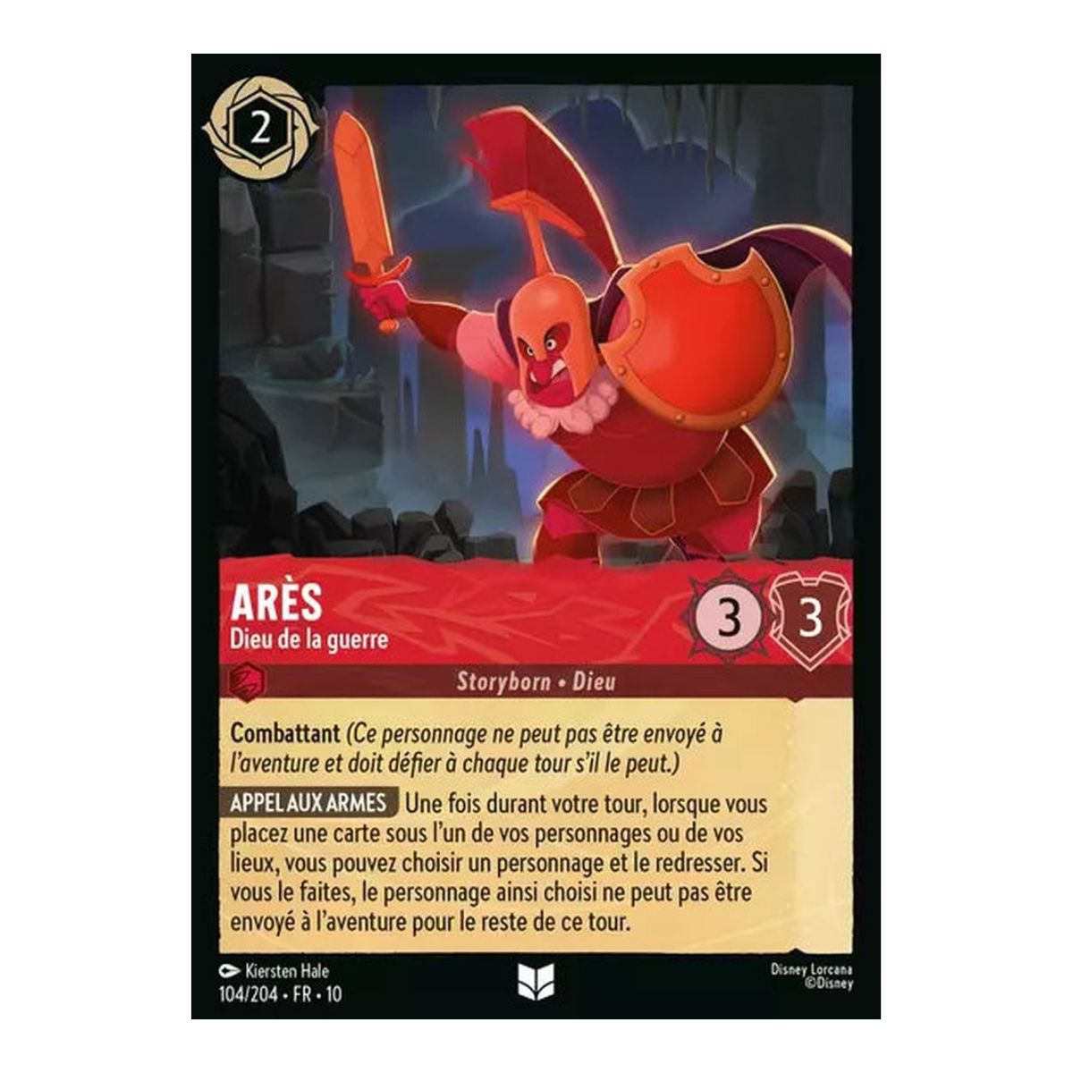 Item Arès, Dieu de la guerre - 104/204 - WHW - Lueurs dans les Profondeurs - Peu Commune - Français