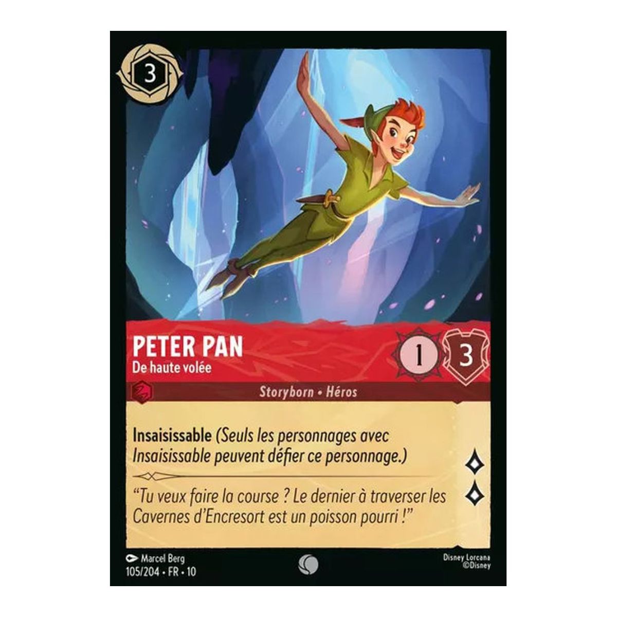 Peter Pan, De haute volée - 105/204 - WHW - Lueurs dans les Profondeurs - Brillante - Premium - Français