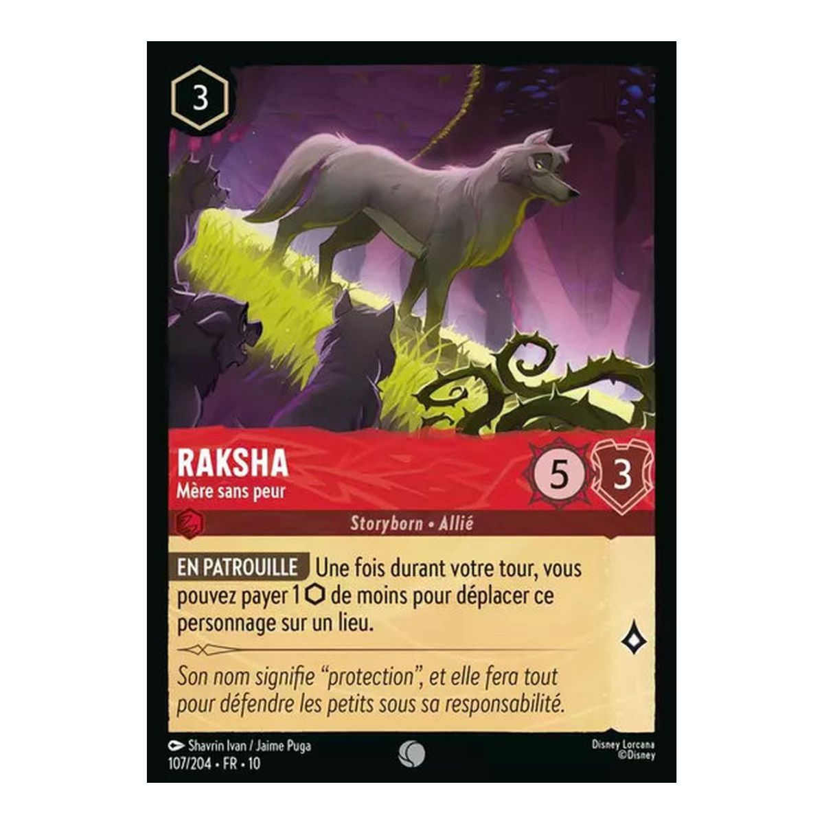 Item Raksha, Mère sans peur - 107/204 - WHW - Lueurs dans les Profondeurs - Commune - Français