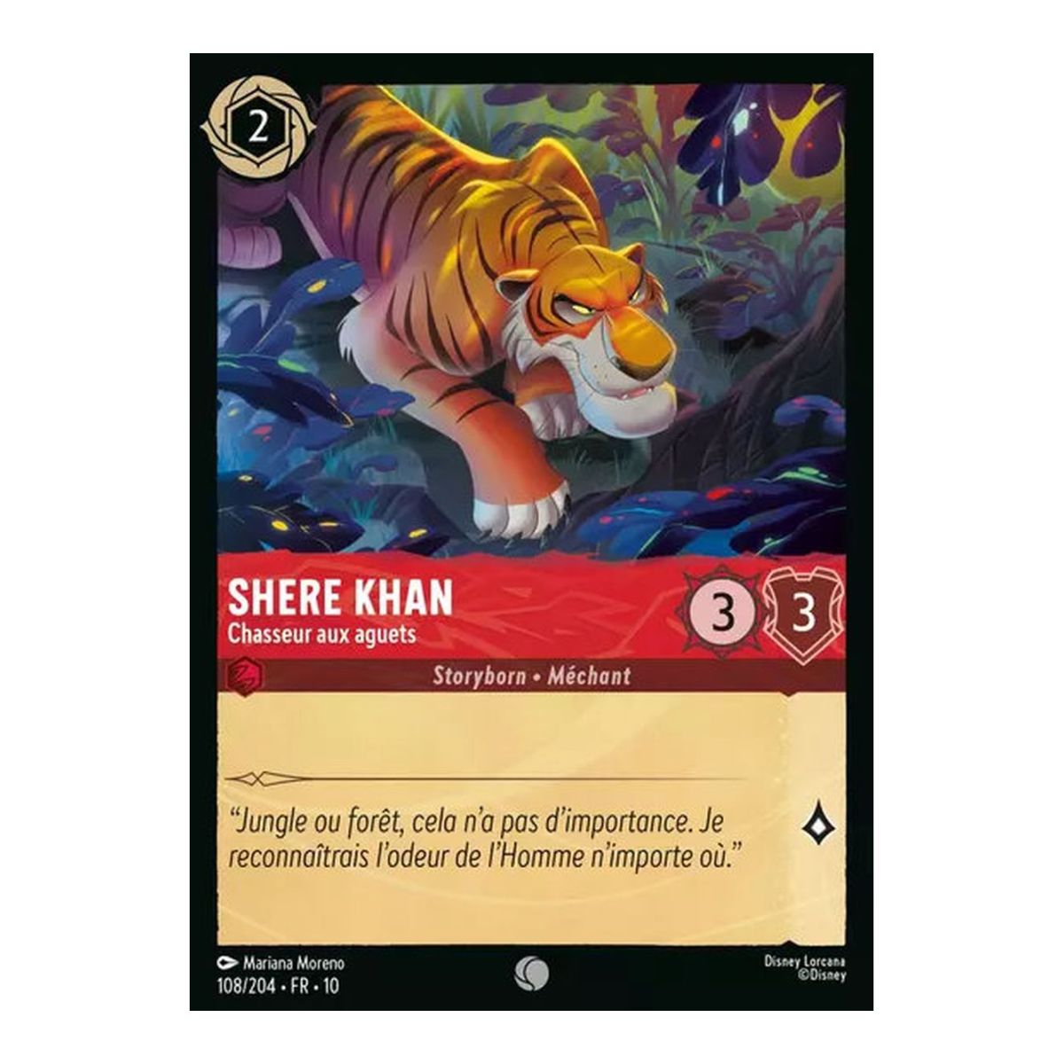 Shere Khan, Chasseur aux aguets - 108/204 - WHW - Lueurs dans les Profondeurs - Brillante - Premium - Français