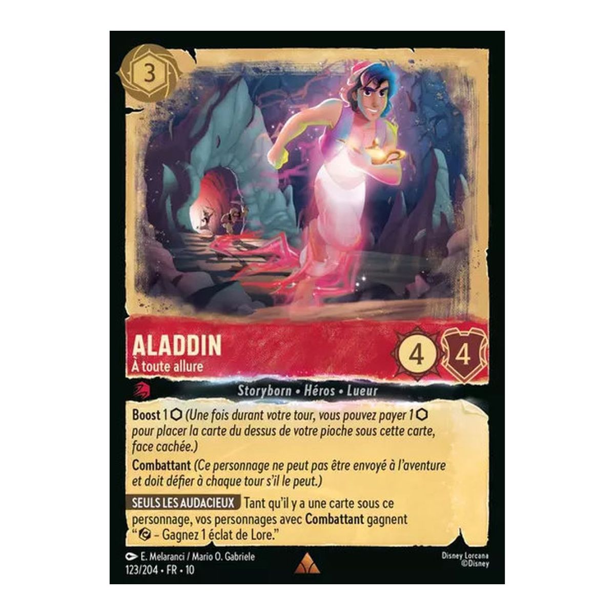 Item Aladdin, À toute allure - 123/204 - WHW - Lueurs dans les Profondeurs - Rare - Français