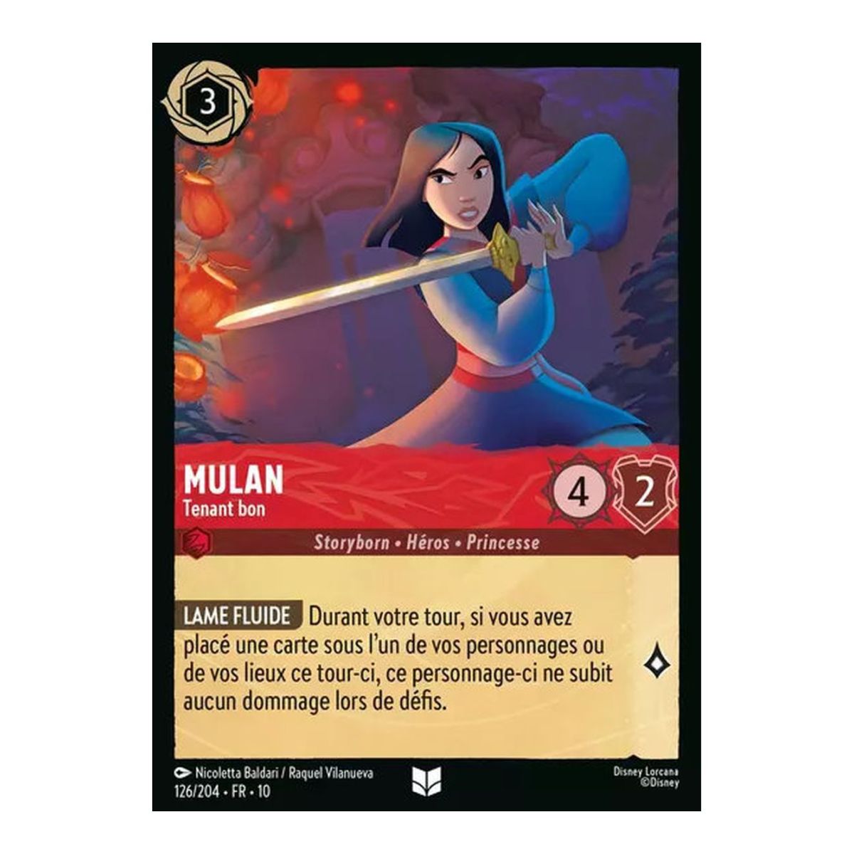 Mulan, Tenant bon - 126/204 - WHW - Lueurs dans les Profondeurs - Brillante - Premium - Français