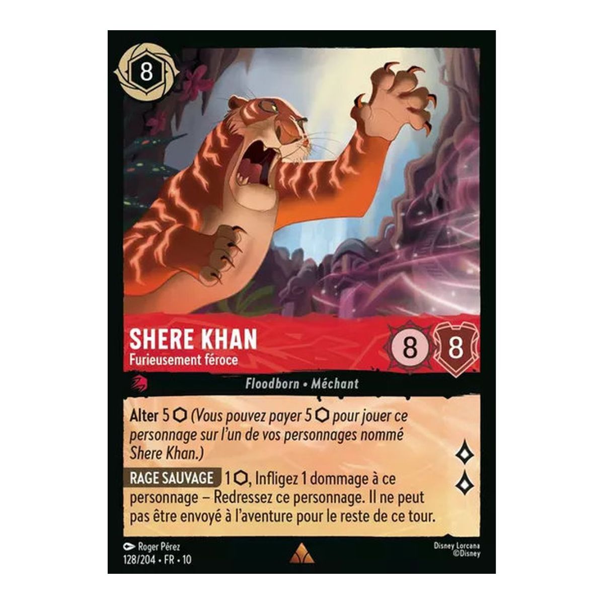 Item Shere Khan, Furieusement féroce - 128/204 - WHW - Lueurs dans les Profondeurs - Rare - Français