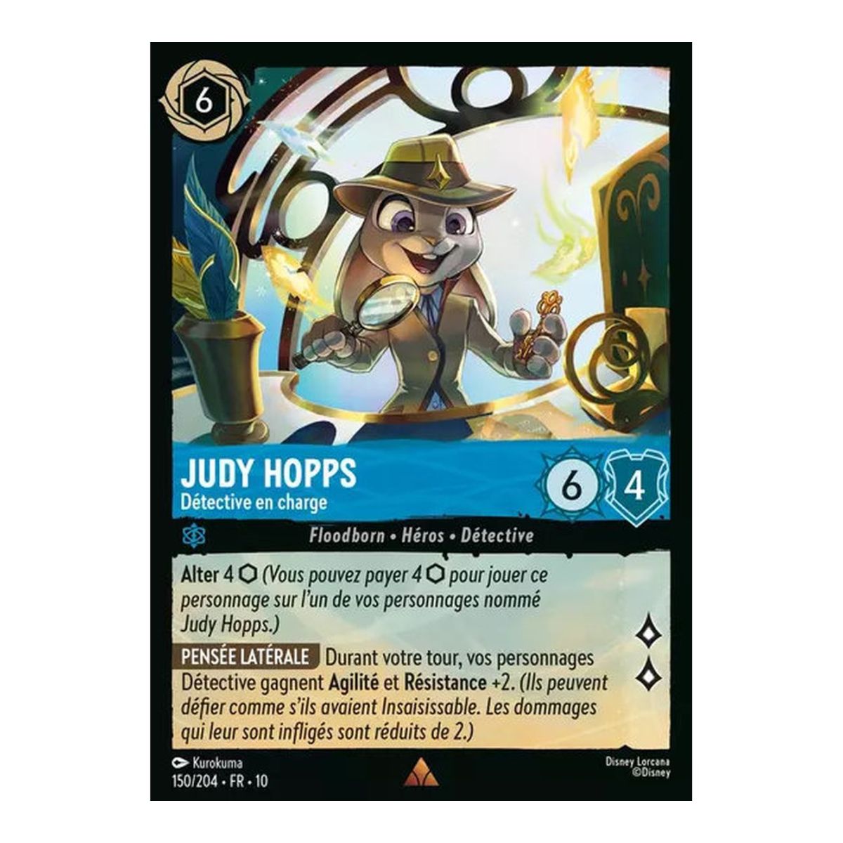 Judy Hopps, Détective en charge - 150/204 - WHW - Lueurs dans les Profondeurs - Brillante - Premium - Français