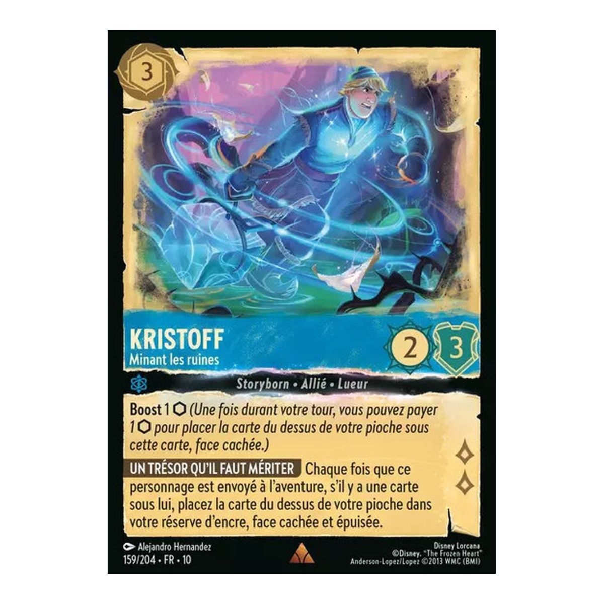 Item Kristoff, Minant les ruines - 159/204 - WHW - Lueurs dans les Profondeurs - Brillante - Premium - Français