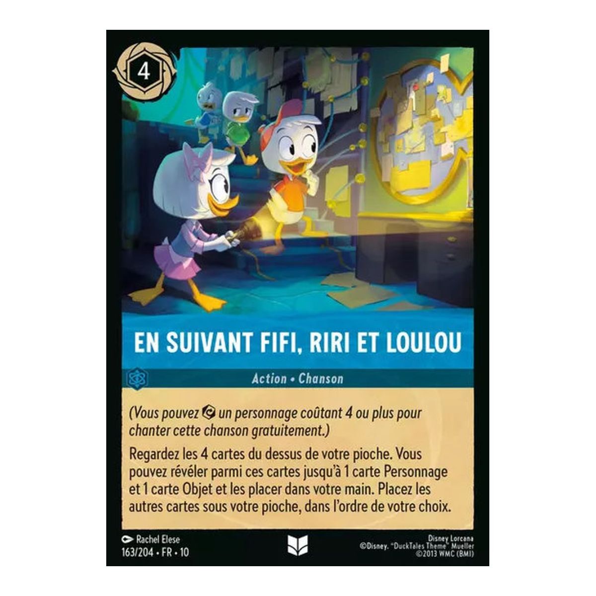 En suivant Fifi, Riri et Loulou - 163/204 - WHW - Lueurs dans les Profondeurs - Brillante - Premium - Français