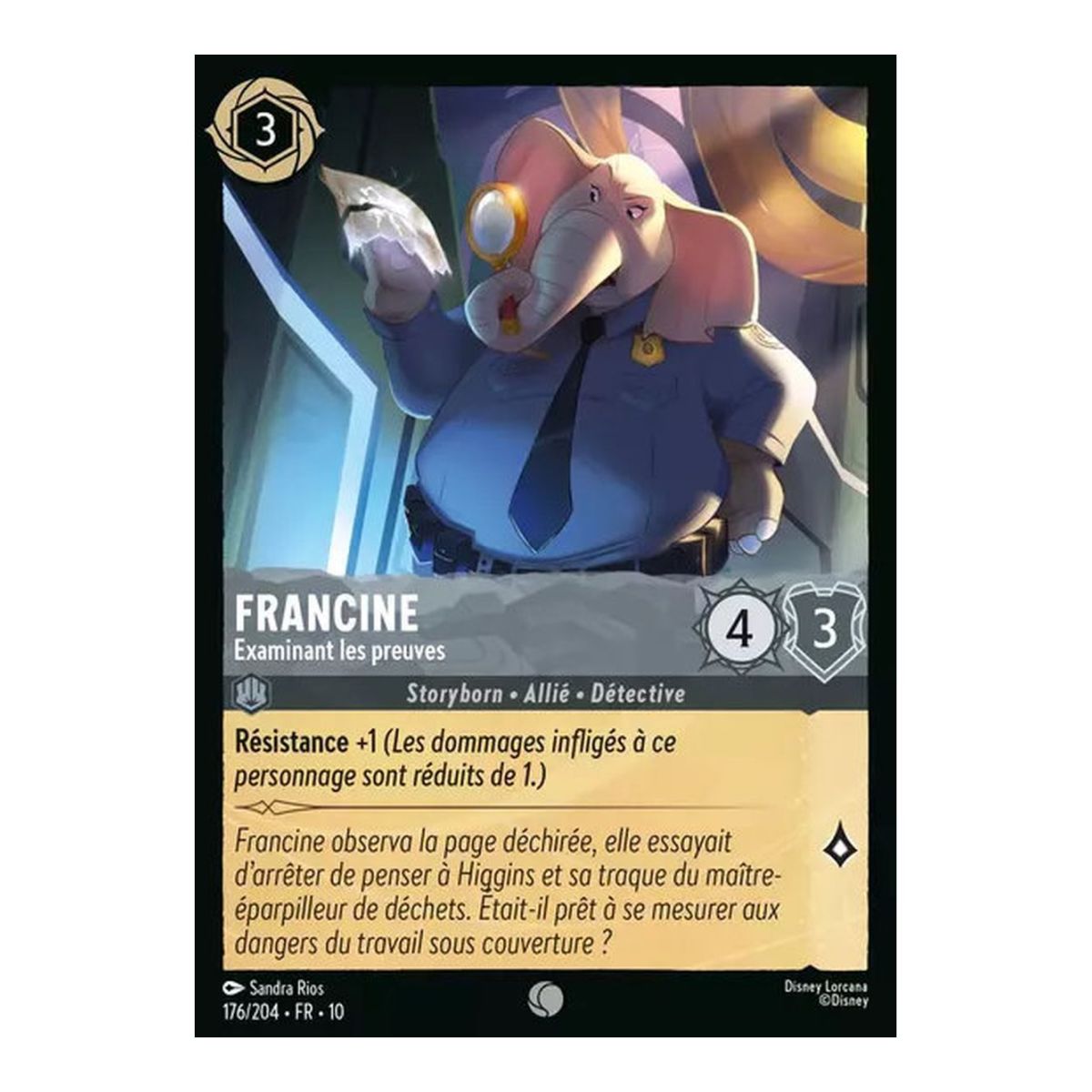 Item Francine, Examinant les preuves - 176/204 - WHW - Lueurs dans les Profondeurs - Commune - Français