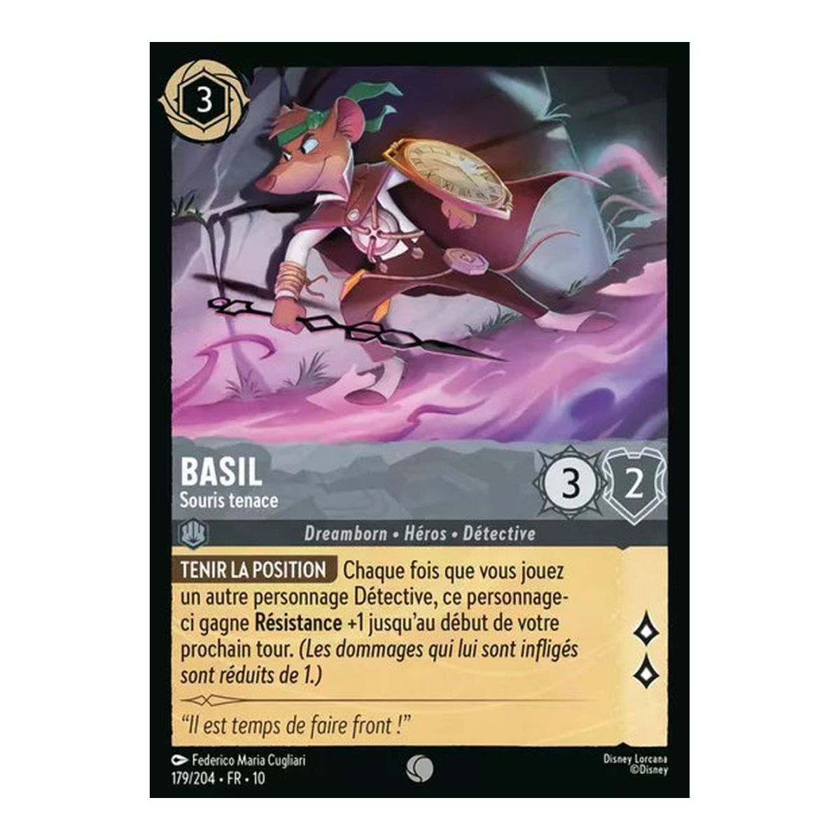 Basil, Souris tenace - 179/204 - WHW - Lueurs dans les Profondeurs - Brillante - Premium - Français